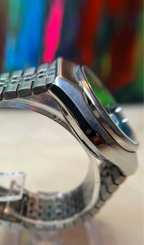 1970s Seiko QZ Blue Sunburst Dial Ref: 0920-8020