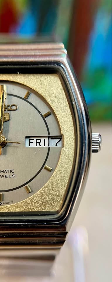 Vintage Seiko 5 TV Dial 21 Jewel Movement