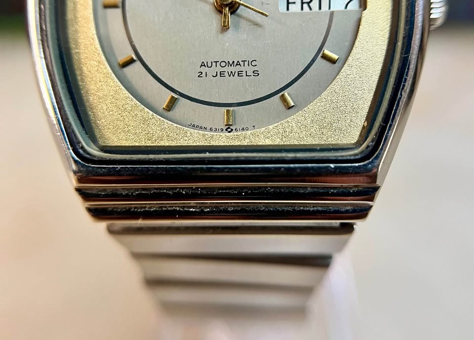 Vintage Seiko 5 TV Dial 21 Jewel Movement