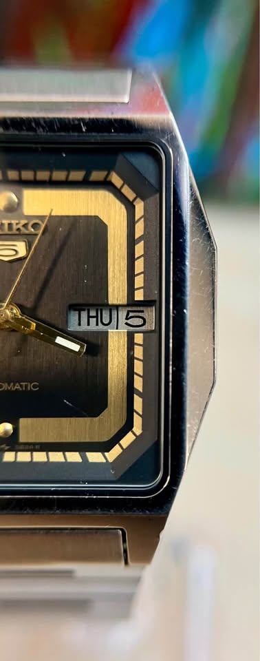 Vintage Seiko 5 TV Dial 37mm